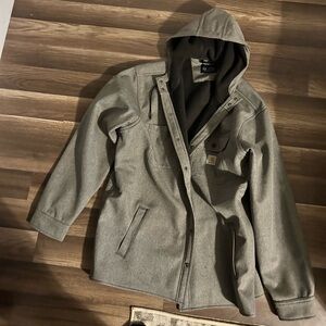 Carhartt Grey XL Relaxed Fit Men’s Outerwear